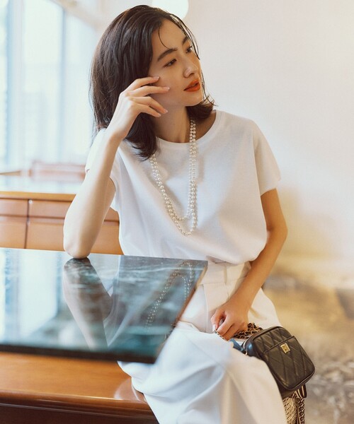 「23区」 ノースリーブトップス 32 ピンク レディース_画像7