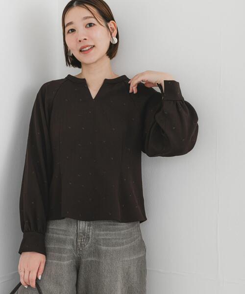 F by ROSSO（エフバイロッソ） ブラウス シャツ ハート刺繍2WAY