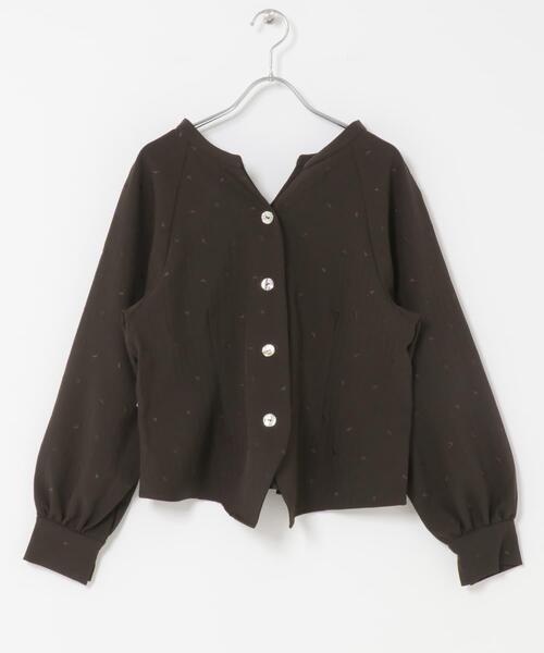 F by ROSSO（エフバイロッソ） ブラウス シャツ ハート刺繍2WAY