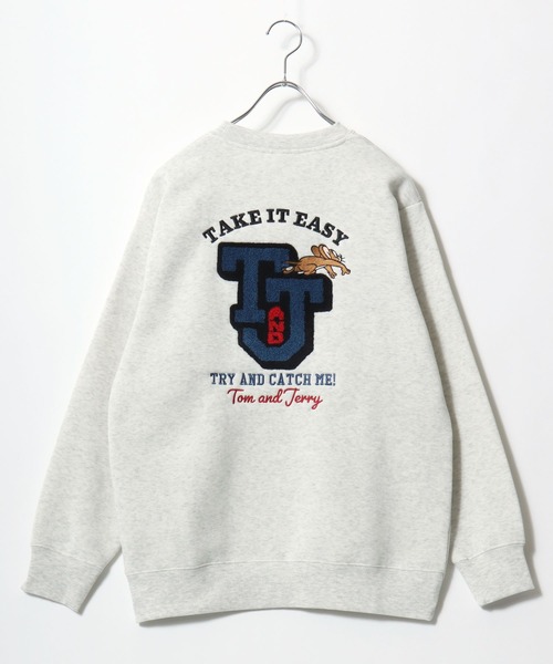 トレーナー スウェット 2025AW Tom and Jerry/トムとジェリー 裏起毛