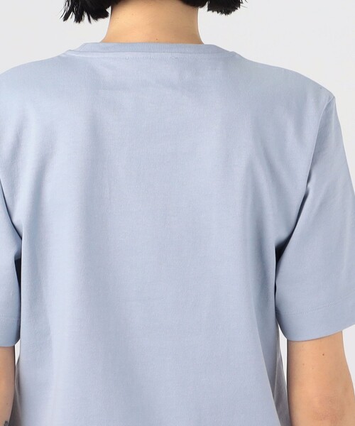 「ATON」 半袖Tシャツ 2 ダークブルー レディース_画像7