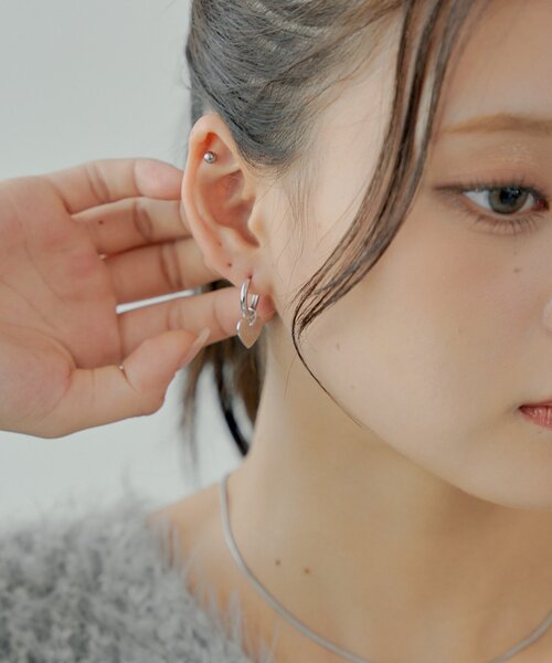 ピアス Chiko Chico（チコ） ピアス ハートデザインフープピアス レディース