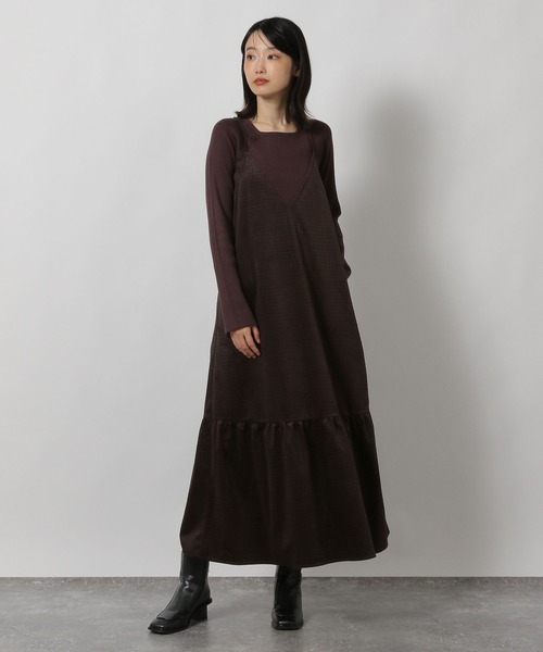 LAKOLE（ラコレ） ワンピース アソートVネックキャミワンピース/604906