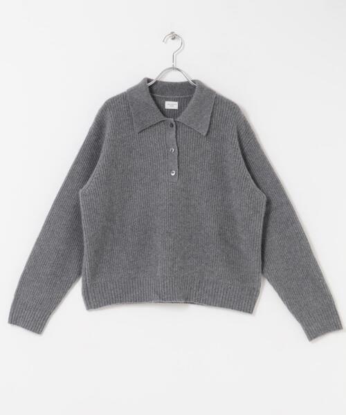 DOORS 衿付き畦ニット URBAN RESEARCH DOORS｜衿付き畦ニット | Rakuten Fashion(楽天