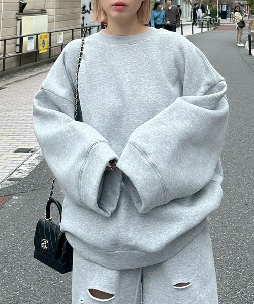 Alley Tokyo トレーナー スウェット 裏起毛 「セットアップで着られる