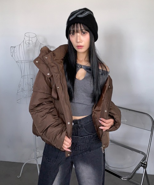 lilful ダウンコート ダウンジャケット 「25年秋冬新作」サイドワン