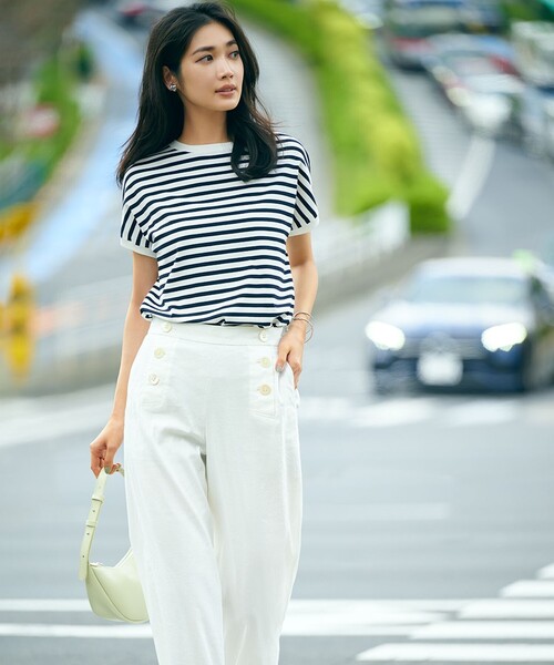 23区（ニジュウサンク） パンツ 36 ベージュ レディース : ZOZOTOWN