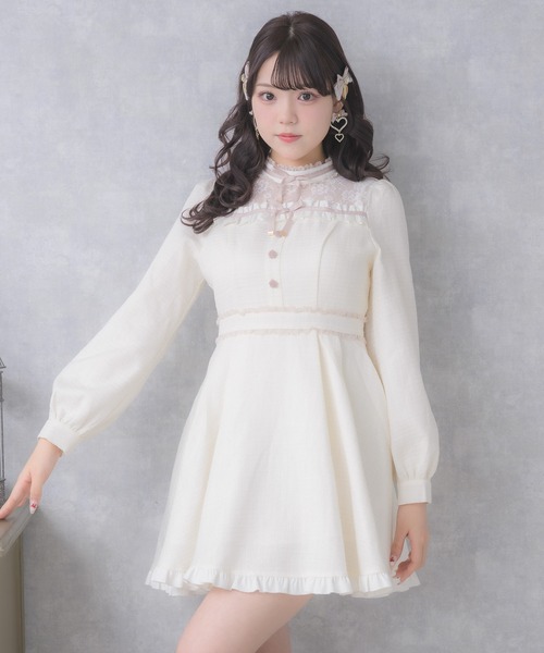 ROJITA（ロジータ） ワンピース リボンテープフリルワンピース