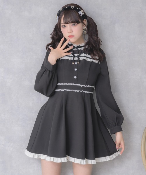 ROJITA（ロジータ） ワンピース リボンテープフリルワンピース