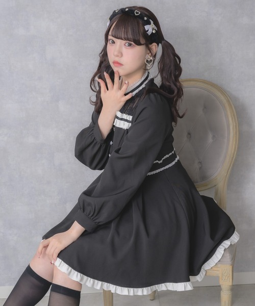 ROJITA（ロジータ） ワンピース リボンテープフリルワンピース