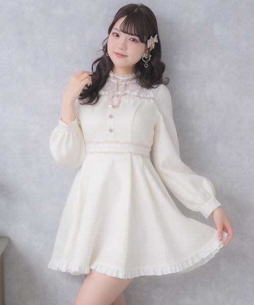 ROJITA（ロジータ） ワンピース リボンテープフリルワンピース