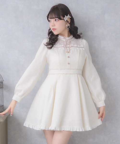 ROJITA（ロジータ） ワンピース リボンテープフリルワンピース