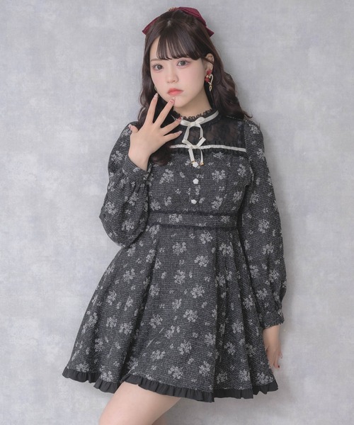 ROJITA（ロジータ） ワンピース リボンテープフリルワンピース