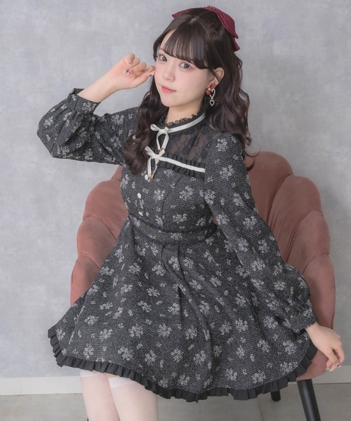 ROJITA（ロジータ） ワンピース リボンテープフリルワンピース
