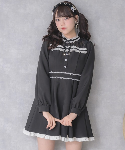 ROJITA（ロジータ） ワンピース リボンテープフリルワンピース