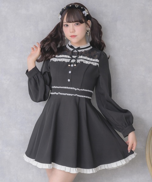 ROJITA（ロジータ） ワンピース リボンテープフリルワンピース