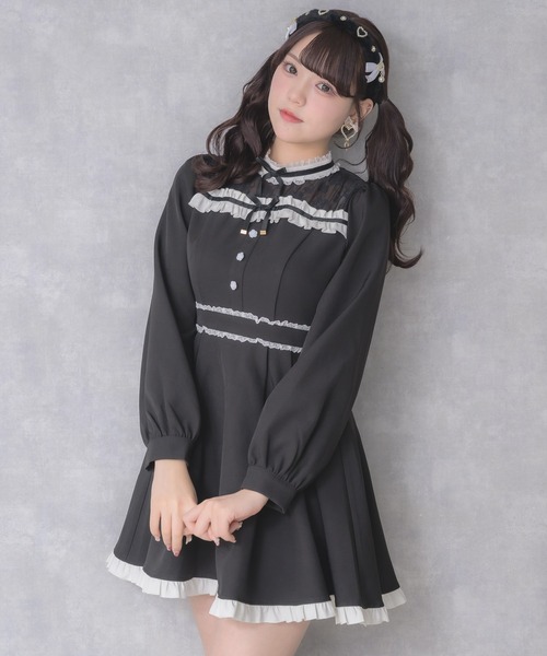 ROJITA（ロジータ） ワンピース リボンテープフリルワンピース