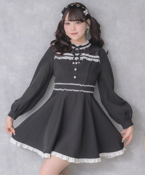 ROJITA（ロジータ） ワンピース リボンテープフリルワンピース