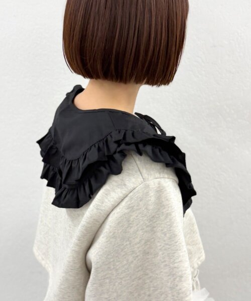 w closet（ダブルクローゼット） つけ襟 付け襟 フリルBIGつけ襟