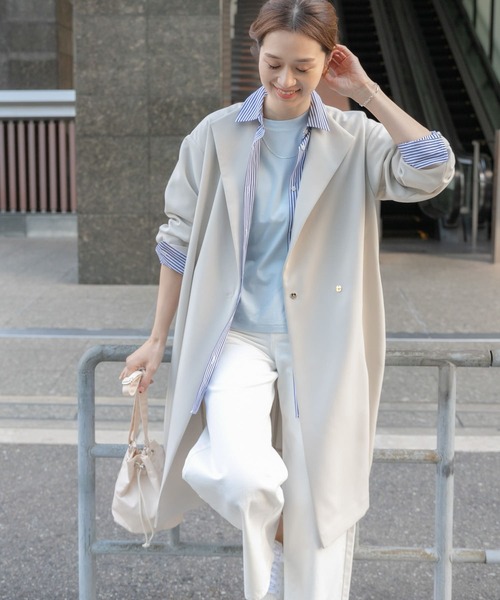 「URBAN RESEARCH DOORS」 コート SMALL ネイビー レディース_画像3