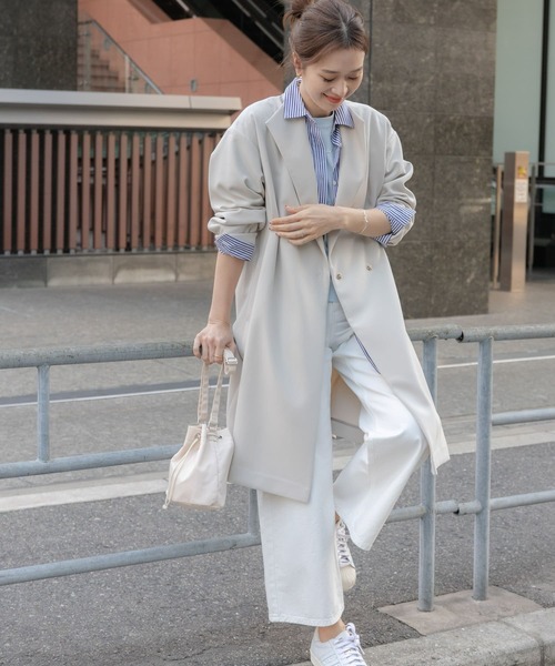 「URBAN RESEARCH DOORS」 コート SMALL ネイビー レディース_画像5