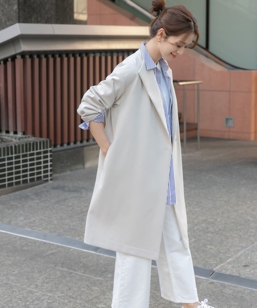 「URBAN RESEARCH DOORS」 コート SMALL ネイビー レディース_画像9