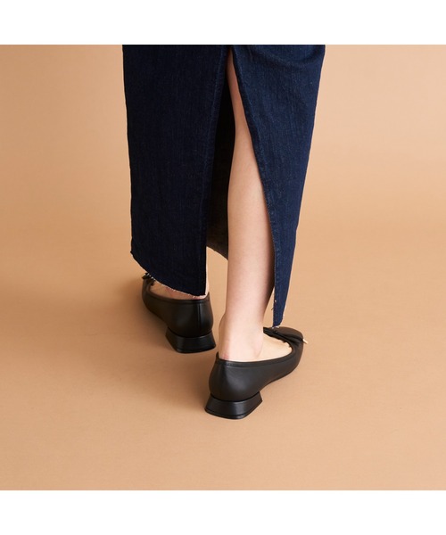 Clarks（クラークス） フラットパンプス UK5.5 ブラック レディース