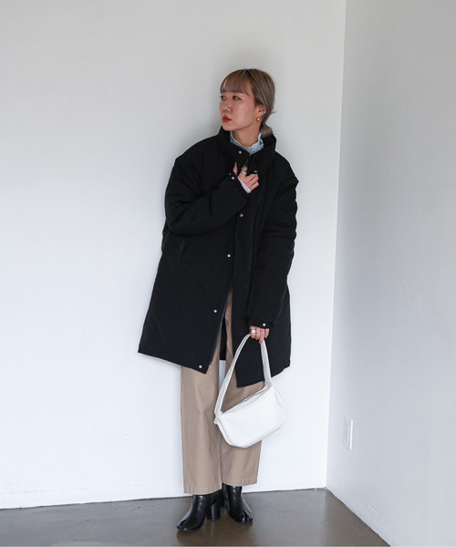 「feepur」 コート MEDIUM ブラック レディース_画像2