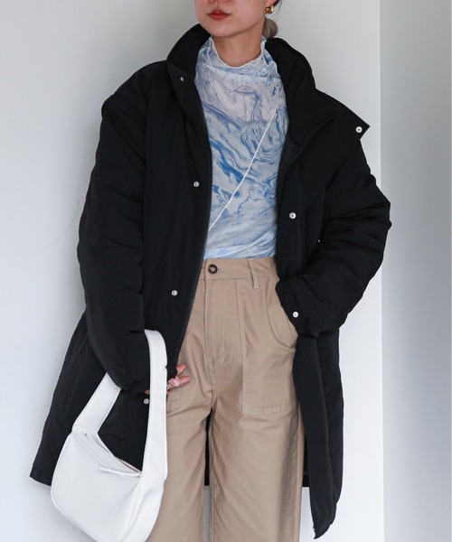 「feepur」 コート MEDIUM ブラック レディース_画像3