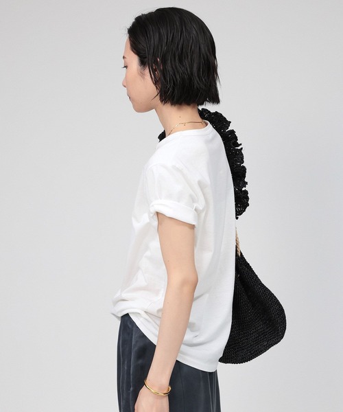 「BABYLONE」 半袖Tシャツ フリー ライトブルー レディース_画像8