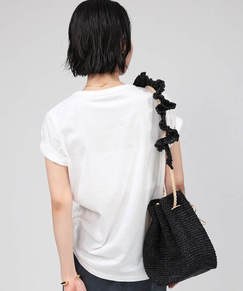 「BABYLONE」 半袖Tシャツ フリー ライトブルー レディース_画像9