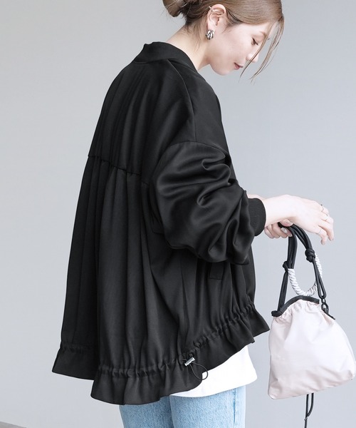 「reca」 ブルゾン FREE ブラック レディース