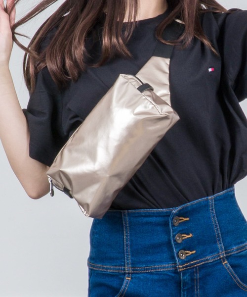 ジャックゴム ボディバッグ ウエストポーチ　ゴールド jack gomme（ジャックゴム） ウエストバッグ FREE ゴールド レディース