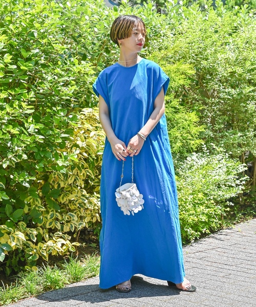 「CITYSHOP」 半袖ワンピース 36 ブラック レディース_画像6