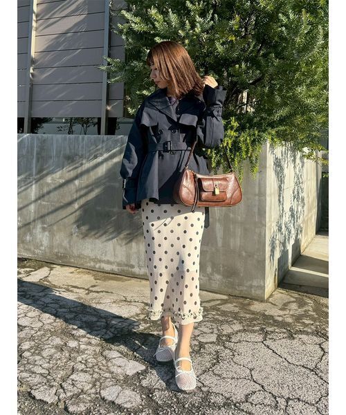 LILY BROWN（リリーブラウン） スカート プリントシフォンバイアス