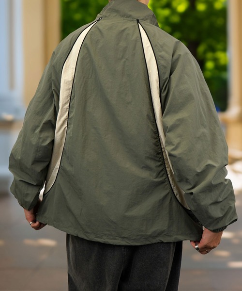 「Burner」 「ANT INDUSTRIAL DESIGN」ナイロンブルゾン LL チャコール メンズ_画像9