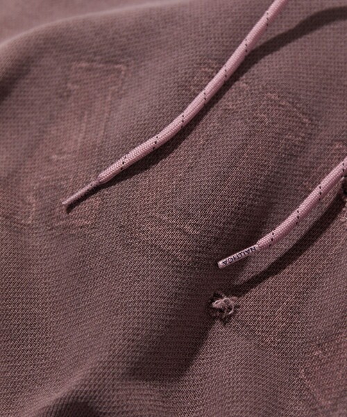 「NAUTICA」 プルオーバーパーカー LARGE ワインレッド メンズの画像