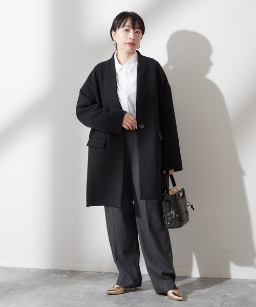 JOURNALSTANDARD L'ESSAGE ノーカラーコート journal standard L'essage（ジャーナルスタンダード レサージュ