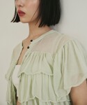 カーディガン 半袖 「EMMEL REFINE...の詳細画像1