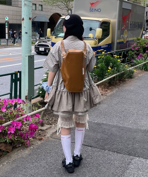 ブラウス シャツ 「長袖/半袖展開」ネクタイ付きティアードチュニックシャツワンピース レディースの画像