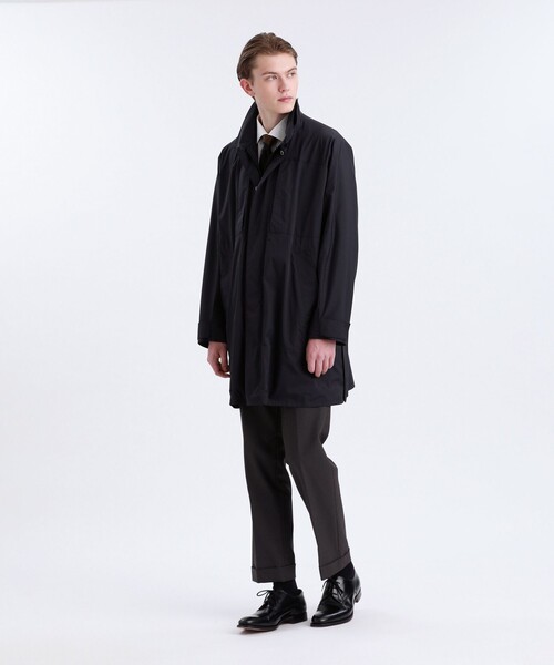 「MACKINTOSH PHILOSOPHY」 ステンカラーコート 38 ネイビー メンズ_画像6