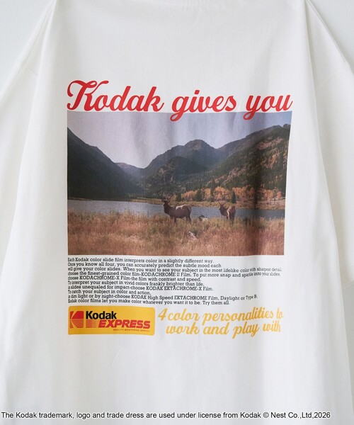 tシャツ 「Kodak/コダック」プリント ショートスリーブTシャツ メンズ