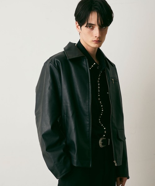 Shoowtime（ショウタイム） ブルゾン アウター Cropped Synthetic