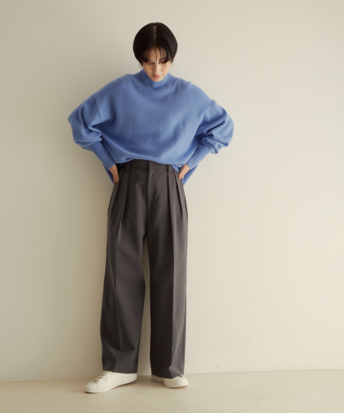 「SALON adam et rope'」 パンツ S チャコールグレー レディース_画像7