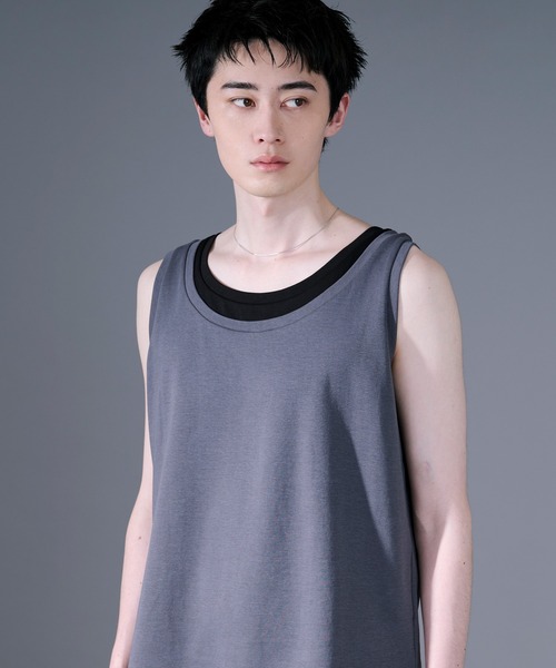 Ellno Loset（エルノロゼット） タンクトップ ハイショクレイヤード 