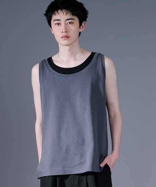 Ellno Loset（エルノロゼット） タンクトップ ハイショクレイヤード