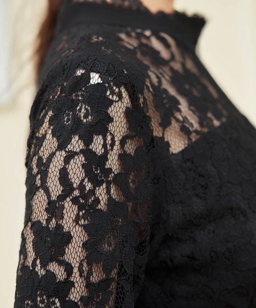 「Cinderella」 長袖ワンピース MEDIUM ブラウン レディース_画像5