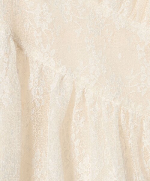 ブラウス シャツ 「VIVIANO」レース ブラウス レディースの画像