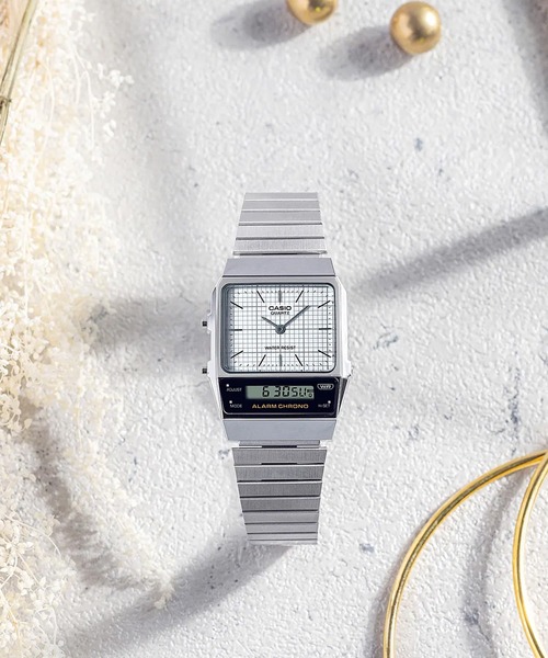 CASIO（カシオ） アナログ腕時計 FREE シルバー メンズ : ZOZOTOWN