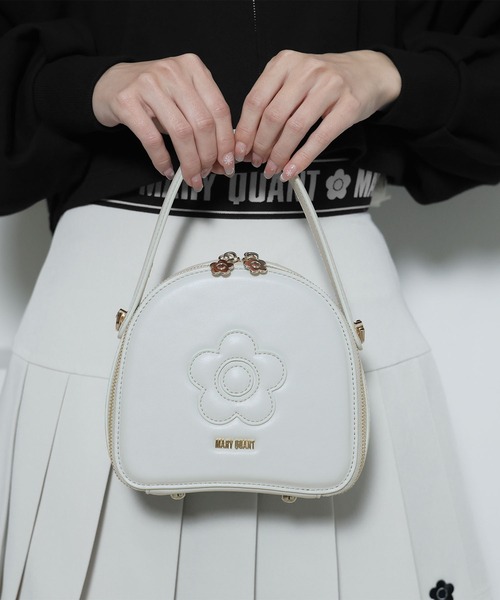 MARY QUANT 2way かごクラッチ&amp;ショルダーバッグ❤美品❤ MARY QUANT（マリークヮント） ショルダーバッグ バッグ マリー